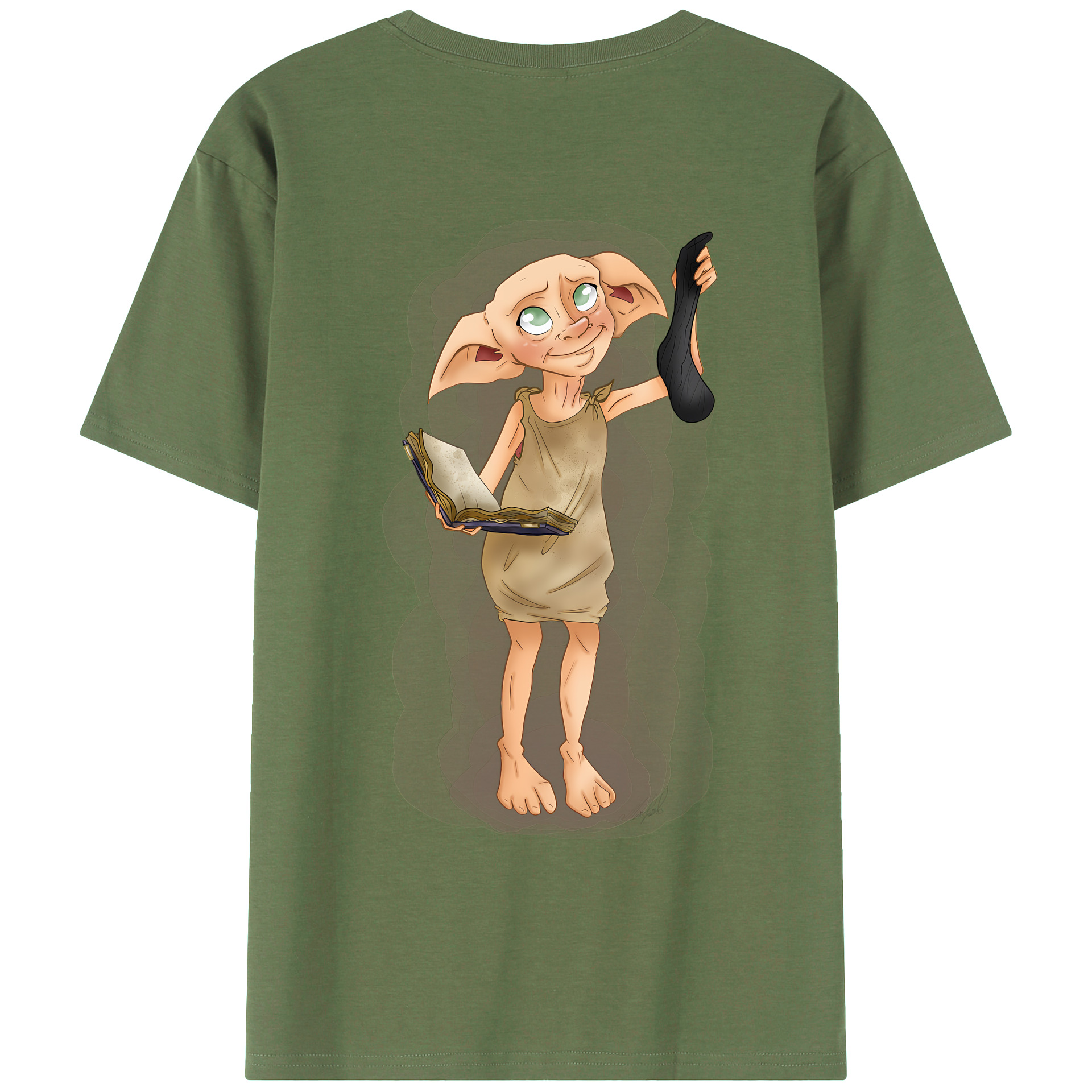 （画像用） Harry Potter ハリー・ポッターシリーズ 綿100％ メンズ半袖Tシャツ（バックプリント） 通気性